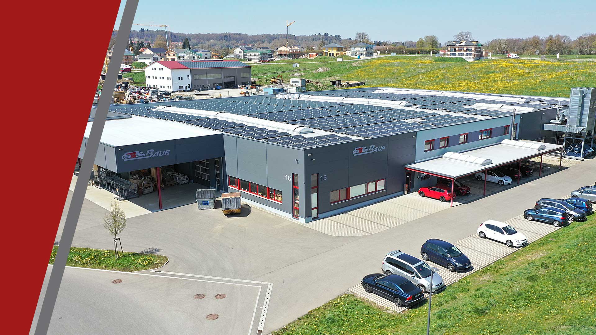 Hallenansicht aussen von oben