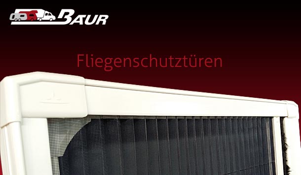 Bild zeigt ein Teil einer Fliegenschutz-Tür